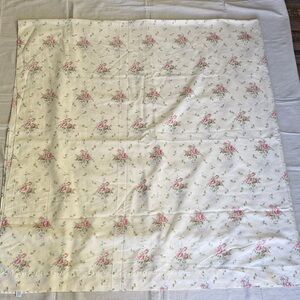 Vintage Martex No Iron Miralux Floral Roses Flat Sheet 🌹
